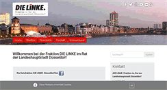 Desktop Screenshot of linksfraktion-duesseldorf.de