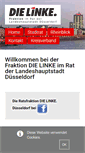 Mobile Screenshot of linksfraktion-duesseldorf.de